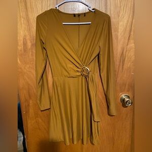 Fall wrap dress